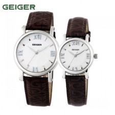 [GEIGER] 가이거 커플 가죽 시계 GE6008-1_WTBW (남,여 택1)