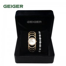[GEIGER] SET 가이거 여성 메탈 시계  GE61139_GD
