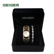[GEIGER] SET 가이거 여성 메탈 시계  GE61139_GD
