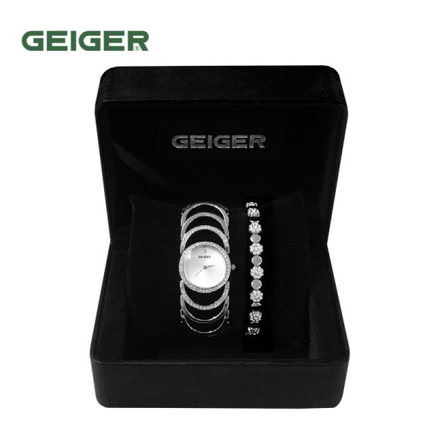 [GEIGER] SET 가이거 여성 메탈 시계  GE61139_WS