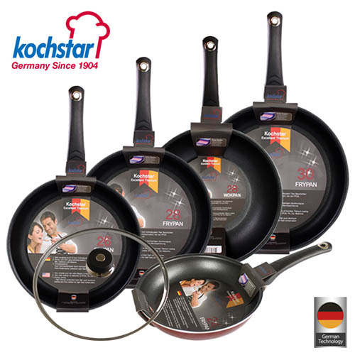 [KOCHSTAR]독일 콕스타 엑설런트 티타늄후라이팬 6종 세트 KSC-EXTT46830WG