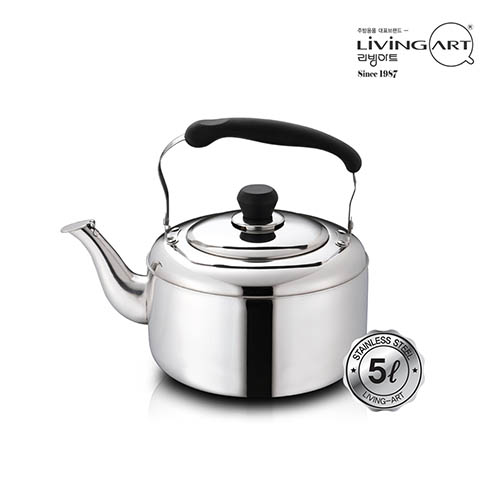[리빙아트] 제로 스텐 주전자 5L
