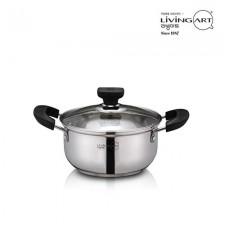 [리빙아트] 제로 스텐 18cm 양수 냄비