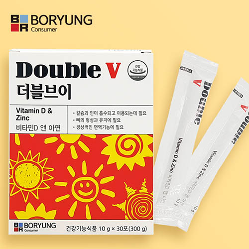 보령컨슈머의 더블브이 비타민D앤아연 30포 / 20년7월14일까지