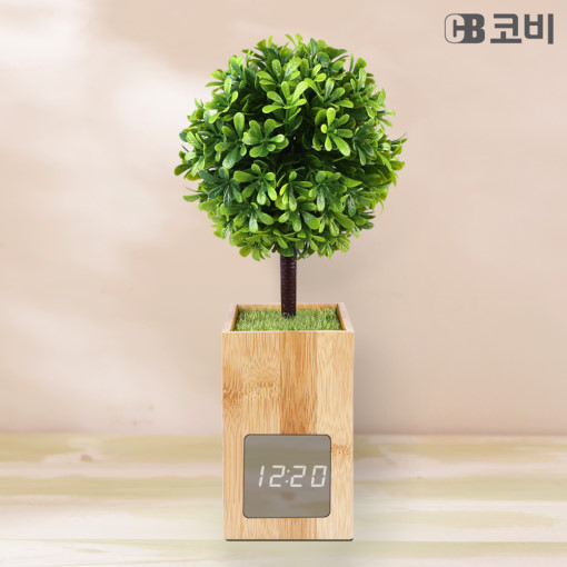 코비 BL60 대나무 LED 알람시계