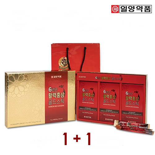 일양약품 6년근 활력홍삼 골드스틱 10g*30포 1+1
