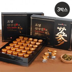 상아제약 로열 산양삼환 3.7g*30환 3박스