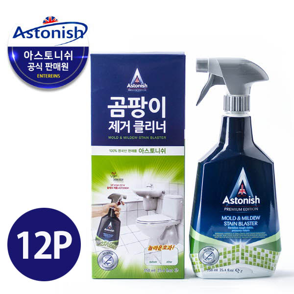 아스토니쉬 곰팡이제거제 -12P