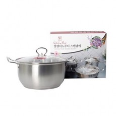 발렌티노루디 인덕션 스텐냄비 양수 24cm