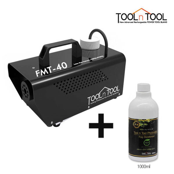 [툴앤툴] 공기청소기 케어로 블랙에디션 새집증후군 냄새제거 FMT-40(블랙)+전용 피톤치드액 1000ml