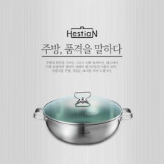 헤스티앙 스텐 IH통삼중(3PLY) 스티머 웍 30cm COW30W13PLSS