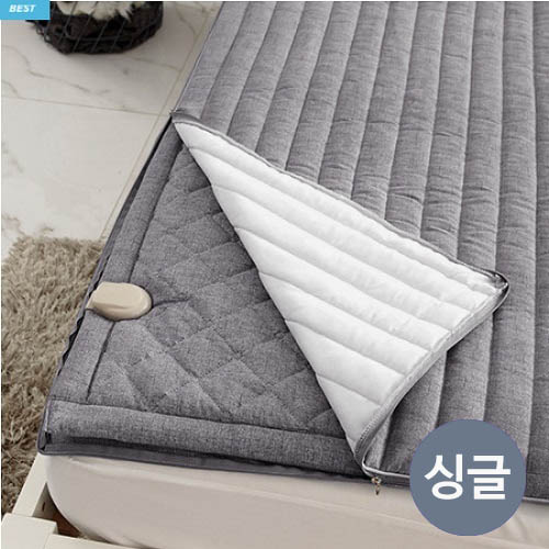 [더조은잠] 마이크로모달 온열DC 탄소매트 전용커버 싱글 그레이