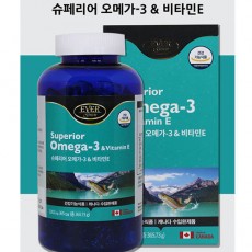 슈페리어 오메가-3 비타민 E (1.002mg x 365캡슐)