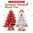 Christmas Character Wood Tree 하우스 大 CMWT1004