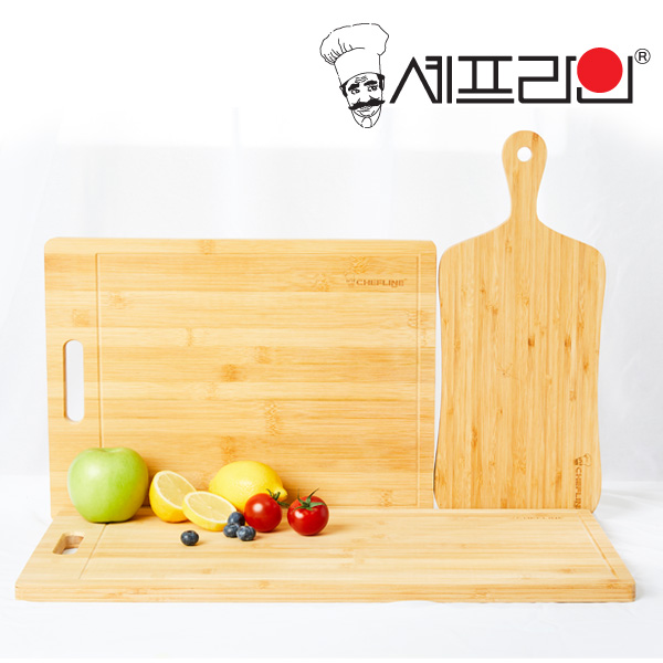 쉐프라인 BABBOO 친환경 도마 3종 SET 550*300(mm)/400*300(mm)/400*170(mm)