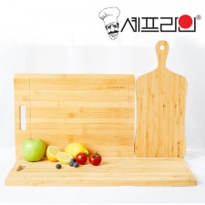 쉐프라인 BABBOO 친환경 도마 3종 SET 550*300(mm)/400*300(mm)/400*170(mm)