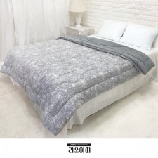 라온아띠 모던 극세사 이불(알레르기 방지) 그레이 190*220