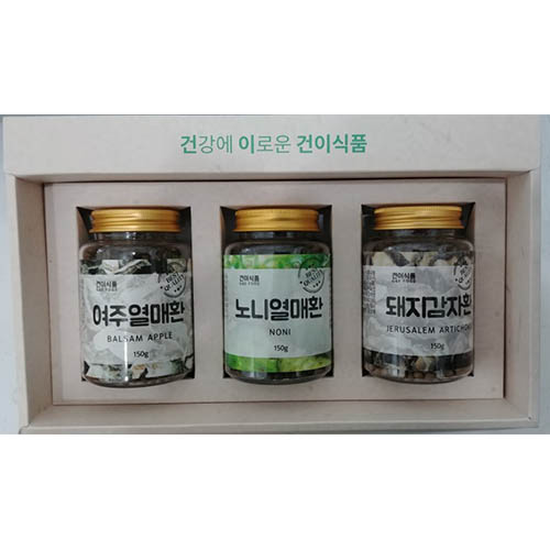 [건이식품]여주열매환150g+돼지감자환150g+노니열매환150g