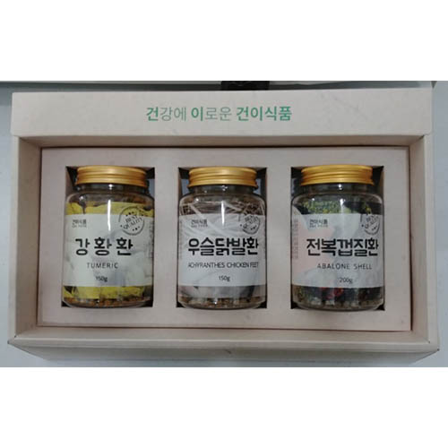 [건이식품]강황환150g+우슬닭발환150g+전복껍질환200g