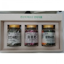 [건이식품]인진쑥환150g+함초환150g+홍화씨환150g