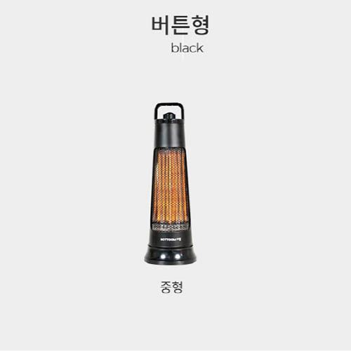 [바툼] 카본히터 타워 블랙 [중형] BTPM600B