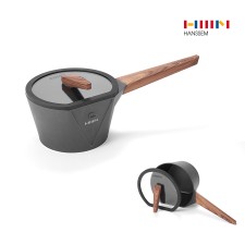 한샘 마이쿡 IH 주물 스탠딩 냄비 18cm 편수