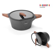 한샘 마이쿡 IH 주물 스탠딩 냄비 24cm 양수