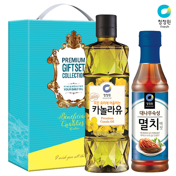 청정원 카놀라유 멸치액젓(2종)-타신
