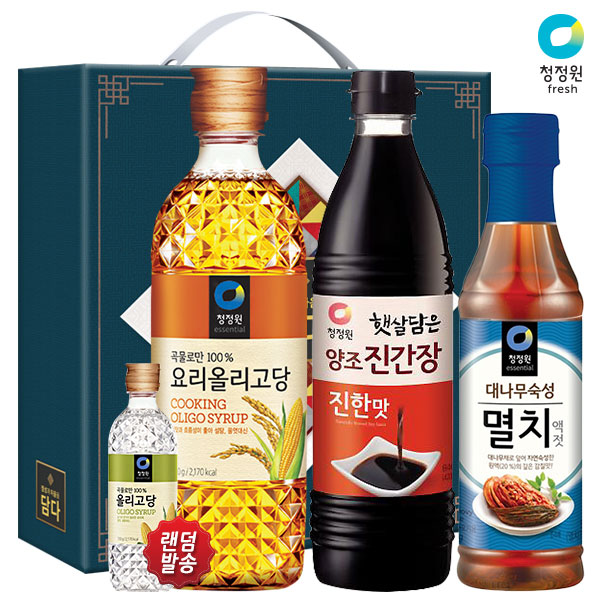 청정원 올리고당700 진간장 멸치액젓(3종)