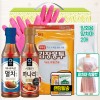 청정원 멸치액젓 까나리액젓 비닐고무장갑32cm 김장봉투대 일회용앞치마(5종)