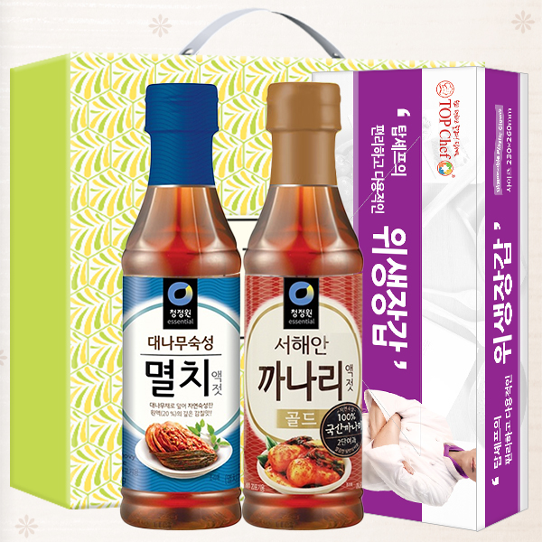 청정원 멸치액젓 까나리액젓 위생장갑(3종)