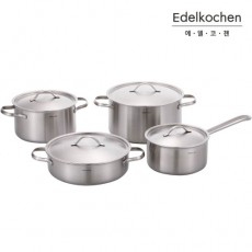 에델코첸 에디션 통3중 IH 스텐냄비 4종D