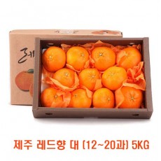 [면세]제주 레드향 대 (12~20과) 5kg