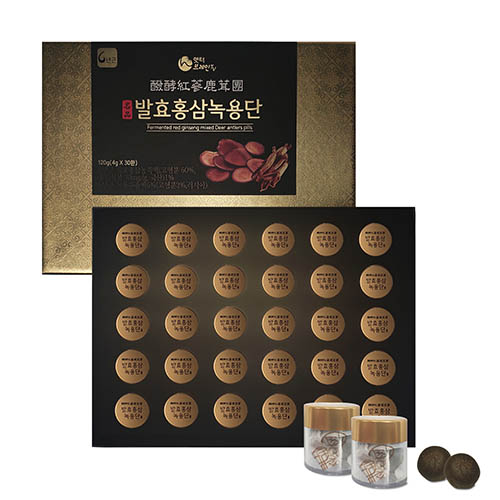 햇터브레인TV 발효홍삼 녹용단 4g x 30환