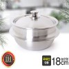 실버스타 집밥 5ply 통오중 인덕션 스텐가마솥 18cm(H)