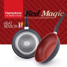 [Hamptons] 독일 햄튼 레드매직 인덕션 후라이팬 2종(28F+28W) HTR-8F8W