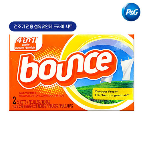 피앤지 바운스건조전용시트2매(벌크) 10EA