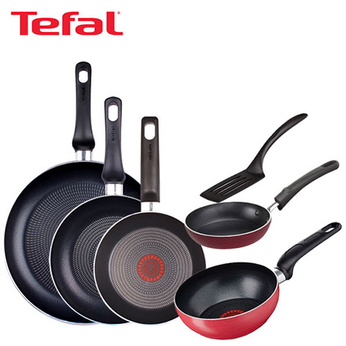 [테팔] 스페셜 프라이팬 실속 구성 3P+미니팬 12cm+18cm+미니볶음팬16cm  TFC-EL08STEP1218W