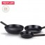 [네오플램] 엑스트리마 코팅 IH후라이팬 노블레스 3종 B세트 20cm, 24cm, 28cm궁중팬 (인덕션겸용)