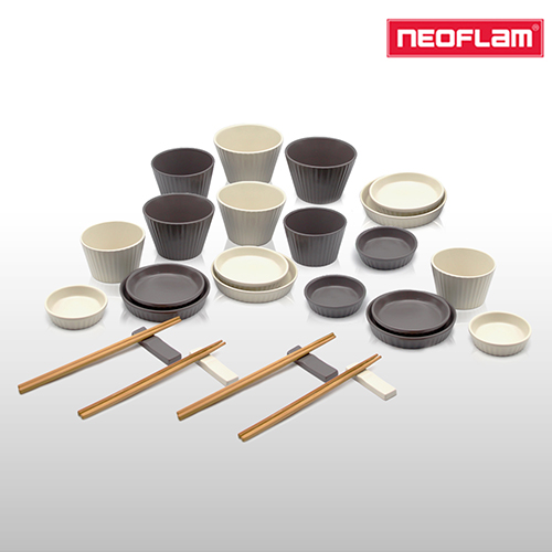 [네오플램] 고운 4인 도자기 28p 식기세트