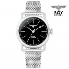 BOY LONDON 보이런던 남녀 공용 매쉬밴드 시계 BLD5505BK