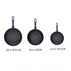 한국도자기 아드리아 IH 후라이팬 3종세트