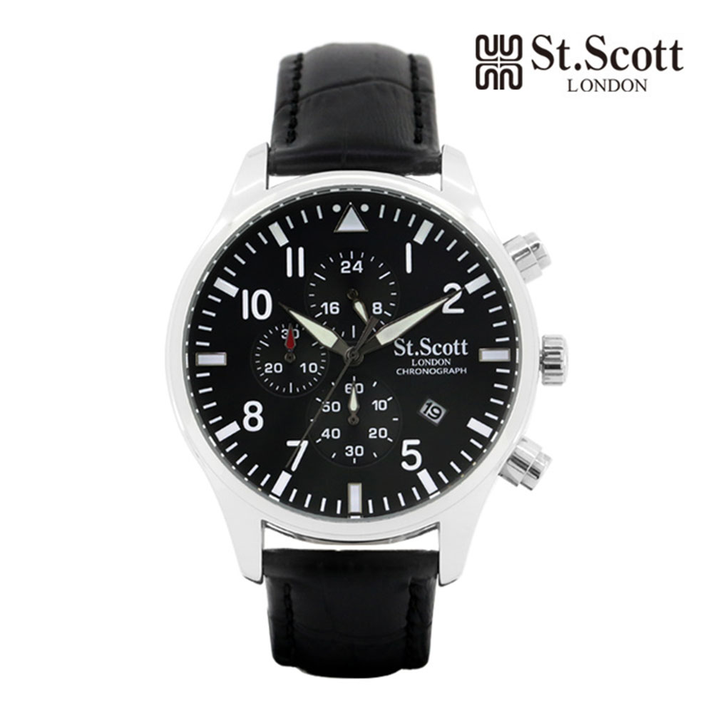 [St.Soott]세인트스코트 남성시계 ST3052L-SBB
