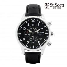 [St.Soott]세인트스코트 남성시계 ST3052L-SBB