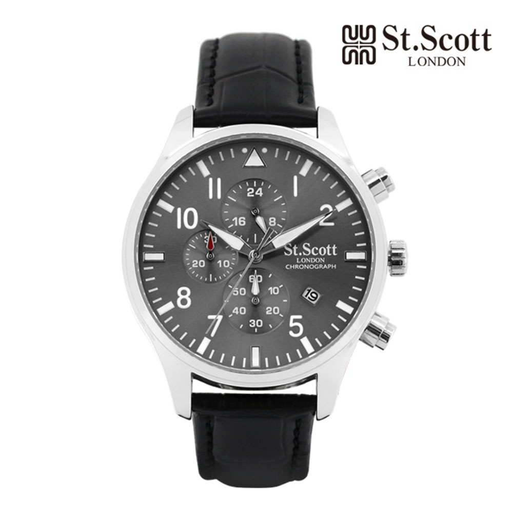 [St.Soott]세인트스코트 남성시계 ST3052L-SGB