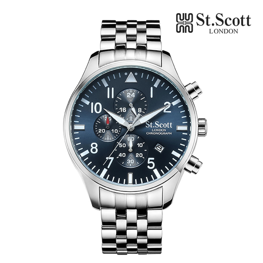 [St.Soott]세인트스코트 남성시계 ST3052SLS