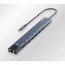 유니콘 C타입 10in1 LAN포트 HDMI 멀티 USB허브 4K 미러링 PD 87W 충전 지원 알루미늄 TCH-L70