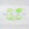 데시오 그린 내열용기 정사각 6종세트 (400ml * 4 + 520ml * 2) (인박스)