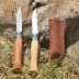 MOSSY 우드 폴딩 나이프 가죽케이스포함