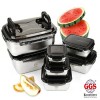 GGS 스테인레스 밀폐용기 직사각형 2PC (5,500ml(2P))